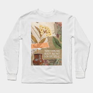 Collage & Quote #5 Long Sleeve T-Shirt